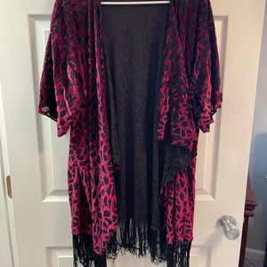 LulaRoe short sleeve cardigan